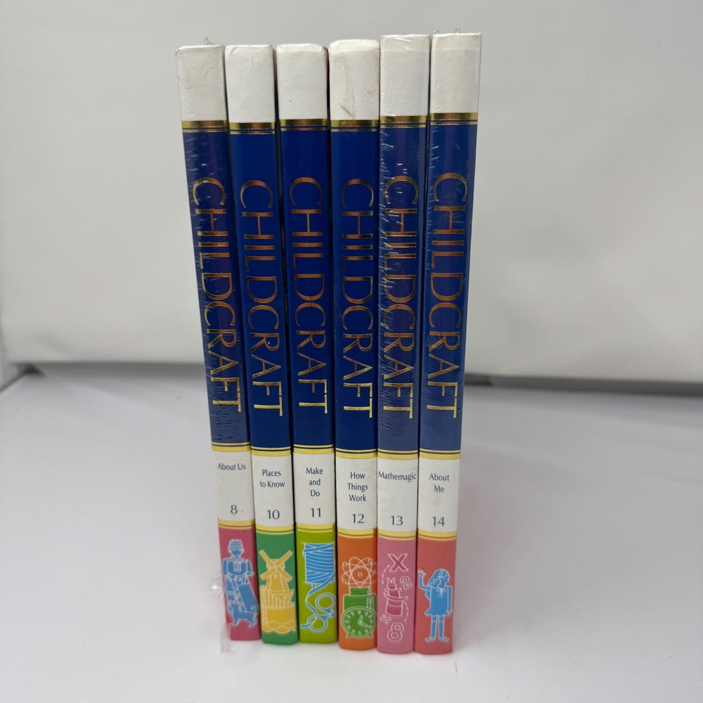 Lot of 6 Childcraft The How and Why Library Childrens Books 90s Encyclopedia Lot